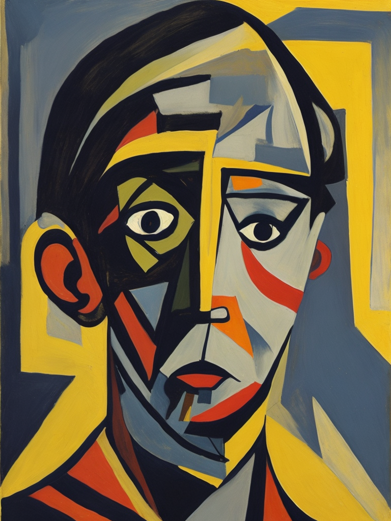 Lumenor AI Image Generation Self Portrait Pf Pablo Picasso Cubism Lumenor AI Image Generation Self Portrait Pf Pablo Picasso Cubism