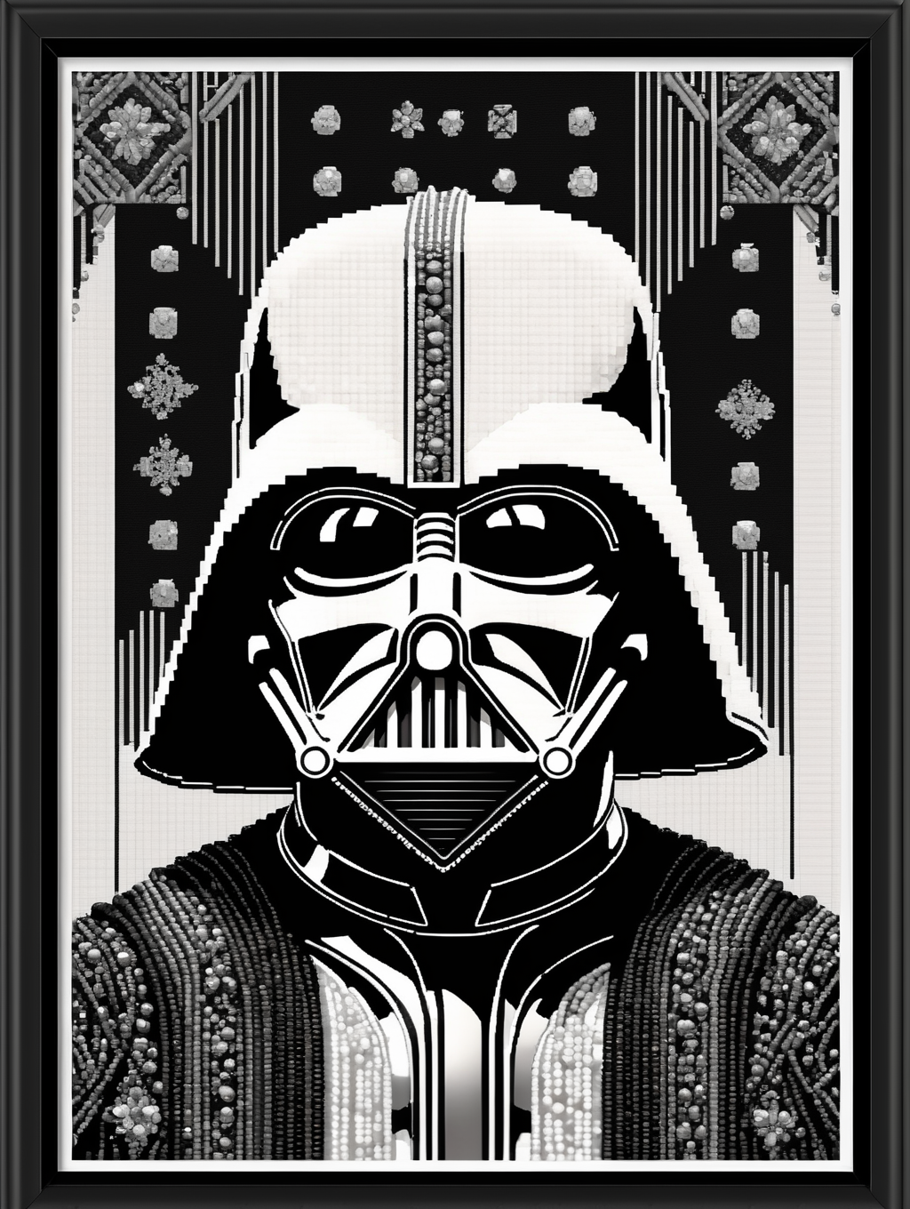 Premium Free ai Images | Fujifilm Stitch: Darth Vader's Craftcore