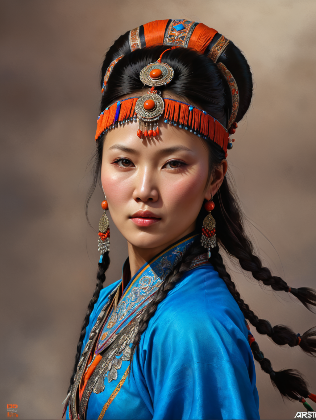 premium-free-ai-images-portrait-of-buryat-woman